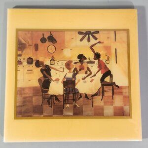 Annie Lee Art Print 1993 Six No Uptown Card 8" Grander Images Tile Wall Plaque